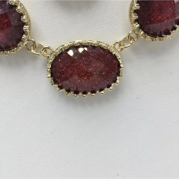 ANN TAYLOR FACTORY SPARKLE GEM LAYER NECKLACE 18"+3" NWT - Picture 5 of 11